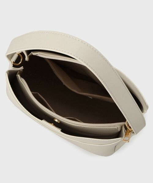 THE SHOP TK / ザ ショップ ティーケー ハンドバッグ | ロゴベルトレザー調ミドルバッグ | 詳細14