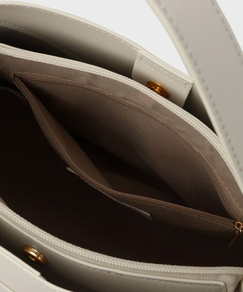 THE SHOP TK / ザ ショップ ティーケー ハンドバッグ | ロゴベルトレザー調ミドルバッグ | 詳細18