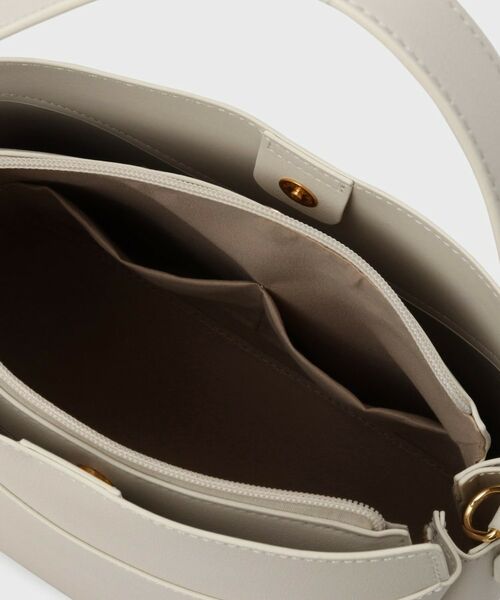 THE SHOP TK / ザ ショップ ティーケー ハンドバッグ | ロゴベルトレザー調ミドルバッグ | 詳細19