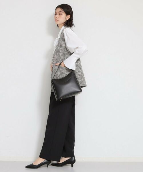 THE SHOP TK / ザ ショップ ティーケー ハンドバッグ | ロゴベルトレザー調ミドルバッグ | 詳細2