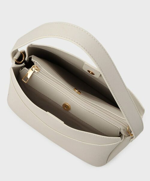 THE SHOP TK / ザ ショップ ティーケー ハンドバッグ | ロゴベルトレザー調ミドルバッグ | 詳細20