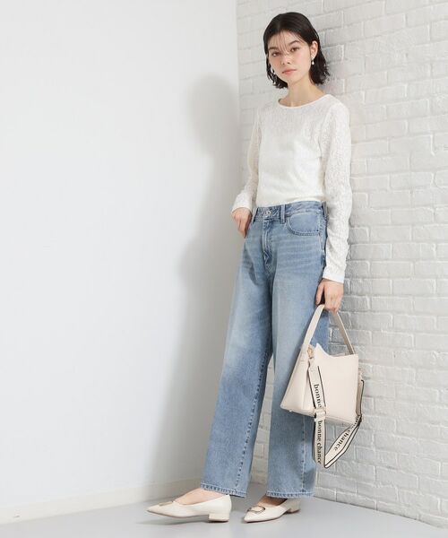 THE SHOP TK / ザ ショップ ティーケー ハンドバッグ | ロゴベルトレザー調ミドルバッグ | 詳細7