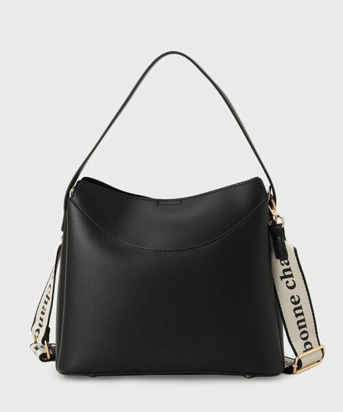 THE SHOP TK / ザ ショップ ティーケー ハンドバッグ | ロゴベルトレザー調ミドルバッグ | 詳細8