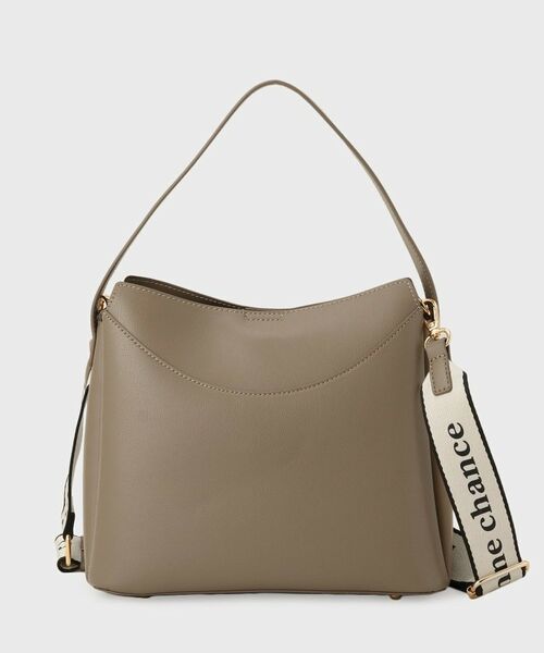 THE SHOP TK / ザ ショップ ティーケー ハンドバッグ | ロゴベルトレザー調ミドルバッグ | 詳細9