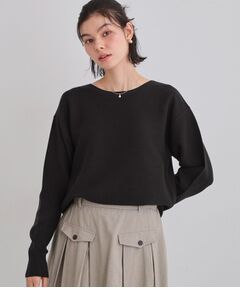 THE SHOP TK / ザ ショップ ティーケー ニット・セーター | 【S-XLサイズ/選べる6色】どこから見ても美しい ガーターニット/蓄熱/洗濯機OK