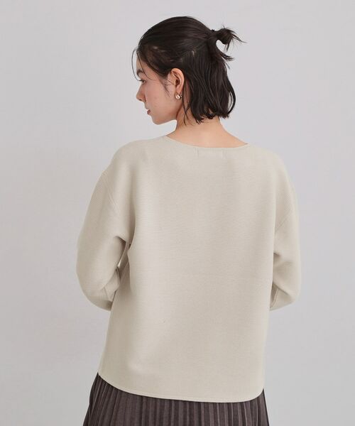 THE SHOP TK / ザ ショップ ティーケー ニット・セーター | 【S-XLサイズ/選べる6色】どこから見ても美しい ガーターニット/蓄熱/洗濯機OK | 詳細10