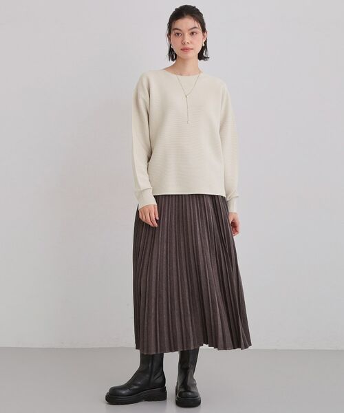 THE SHOP TK / ザ ショップ ティーケー ニット・セーター | 【S-XLサイズ/選べる6色】どこから見ても美しい ガーターニット/蓄熱/洗濯機OK | 詳細11