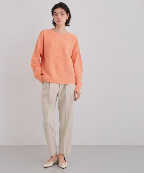 THE SHOP TK / ザ ショップ ティーケー ニット・セーター | 【S-XLサイズ/選べる6色】どこから見ても美しい ガーターニット/蓄熱/洗濯機OK | 詳細15