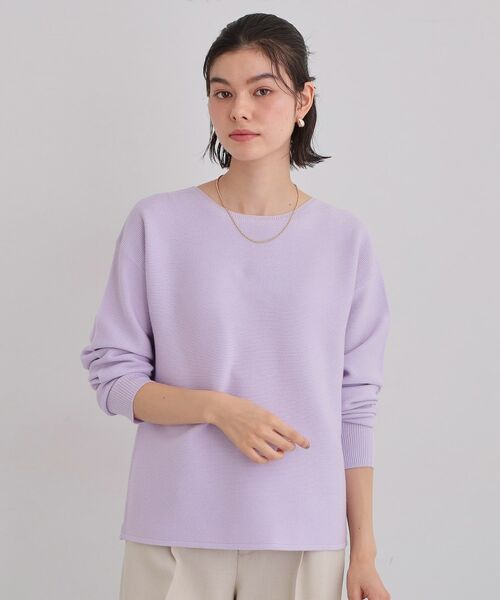 THE SHOP TK / ザ ショップ ティーケー ニット・セーター | 【S-XLサイズ/選べる6色】どこから見ても美しい ガーターニット/蓄熱/洗濯機OK | 詳細17