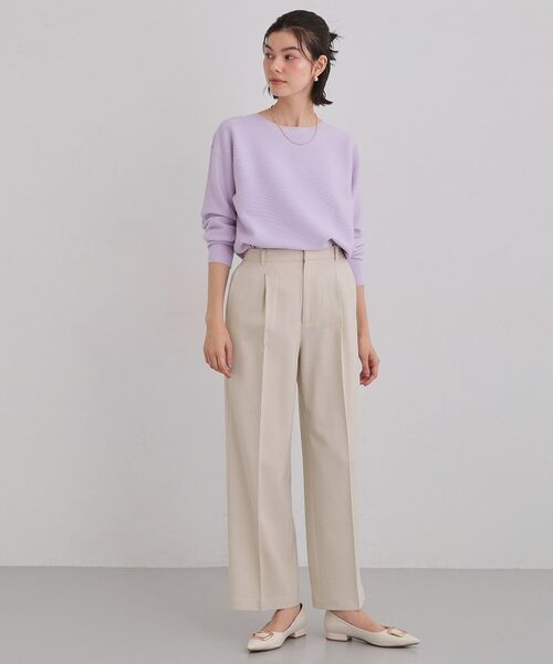 THE SHOP TK / ザ ショップ ティーケー ニット・セーター | 【S-XLサイズ/選べる6色】どこから見ても美しい ガーターニット/蓄熱/洗濯機OK | 詳細19