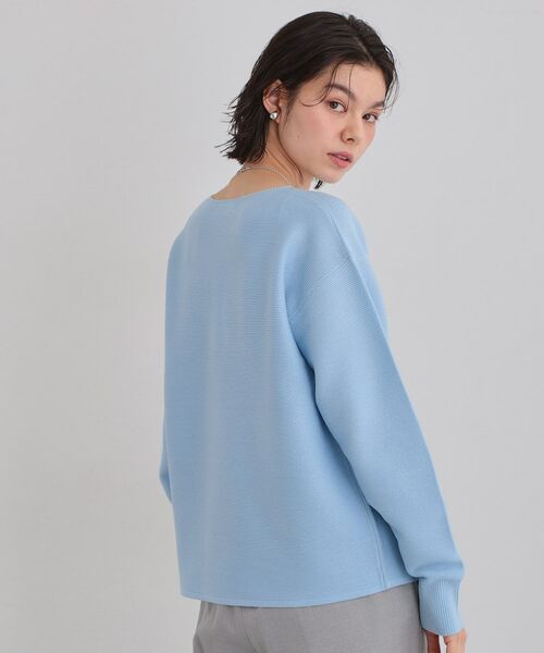 THE SHOP TK / ザ ショップ ティーケー ニット・セーター | 【S-XLサイズ/選べる6色】どこから見ても美しい ガーターニット/蓄熱/洗濯機OK | 詳細22