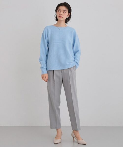 THE SHOP TK / ザ ショップ ティーケー ニット・セーター | 【S-XLサイズ/選べる6色】どこから見ても美しい ガーターニット/蓄熱/洗濯機OK | 詳細23