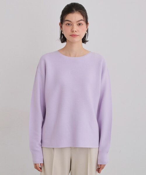 THE SHOP TK / ザ ショップ ティーケー ニット・セーター | 【S-XLサイズ/選べる6色】どこから見ても美しい ガーターニット/蓄熱/洗濯機OK | 詳細25