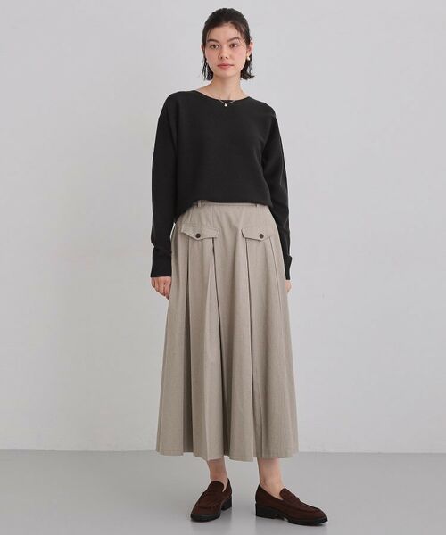 THE SHOP TK / ザ ショップ ティーケー ニット・セーター | 【S-XLサイズ/選べる6色】どこから見ても美しい ガーターニット/蓄熱/洗濯機OK | 詳細3