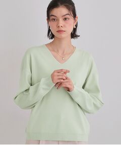 THE SHOP TK / ザ ショップ ティーケー ニット・セーター | 【上品見えが叶う】Vネックニット/蓄熱/毛玉になりにくい/洗濯機OK