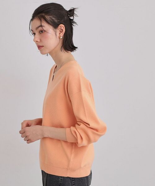 THE SHOP TK / ザ ショップ ティーケー ニット・セーター | 【上品見えが叶う】Vネックニット/蓄熱/毛玉になりにくい/洗濯機OK | 詳細10