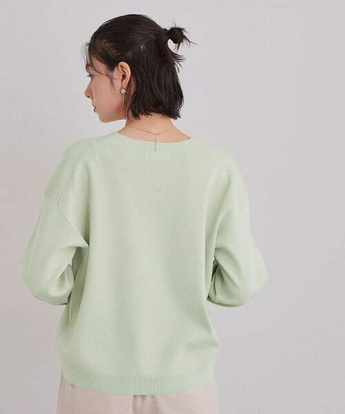 THE SHOP TK / ザ ショップ ティーケー ニット・セーター | 【上品見えが叶う】Vネックニット/蓄熱/毛玉になりにくい/洗濯機OK | 詳細18