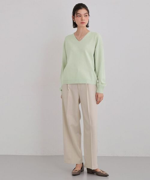 THE SHOP TK / ザ ショップ ティーケー ニット・セーター | 【上品見えが叶う】Vネックニット/蓄熱/毛玉になりにくい/洗濯機OK | 詳細19
