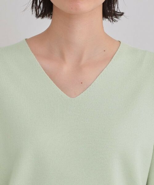 THE SHOP TK / ザ ショップ ティーケー ニット・セーター | 【上品見えが叶う】Vネックニット/蓄熱/毛玉になりにくい/洗濯機OK | 詳細28