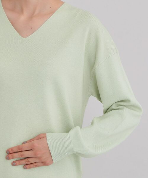 THE SHOP TK / ザ ショップ ティーケー ニット・セーター | 【上品見えが叶う】Vネックニット/蓄熱/毛玉になりにくい/洗濯機OK | 詳細29