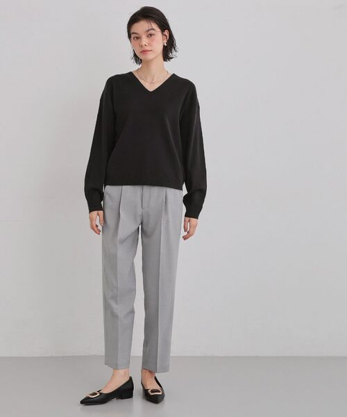 THE SHOP TK / ザ ショップ ティーケー ニット・セーター | 【上品見えが叶う】Vネックニット/蓄熱/毛玉になりにくい/洗濯機OK | 詳細3