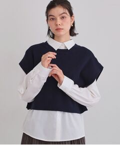 THE SHOP TK / ザ ショップ ティーケー その他トップス | ニットベスト＆シャツセット