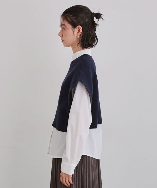 THE SHOP TK / ザ ショップ ティーケー その他トップス | ニットベスト＆シャツセット | 詳細15
