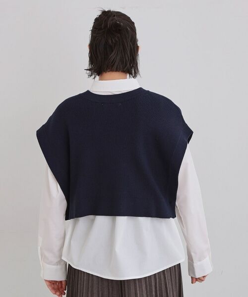 THE SHOP TK / ザ ショップ ティーケー その他トップス | ニットベスト＆シャツセット | 詳細16