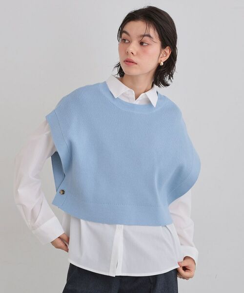 THE SHOP TK / ザ ショップ ティーケー その他トップス | ニットベスト＆シャツセット | 詳細5