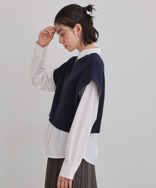 THE SHOP TK / ザ ショップ ティーケー その他トップス | ニットベスト＆シャツセット | 詳細9
