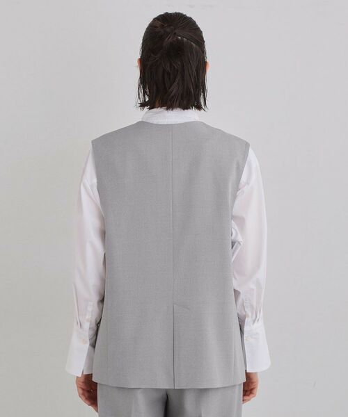 THE SHOP TK / ザ ショップ ティーケー ベスト | 【お仕事にもカジュアルにも】CAVIAN ジレ/セットアップ可 | 詳細15