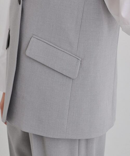 THE SHOP TK / ザ ショップ ティーケー ベスト | 【お仕事にもカジュアルにも】CAVIAN ジレ/セットアップ可 | 詳細20