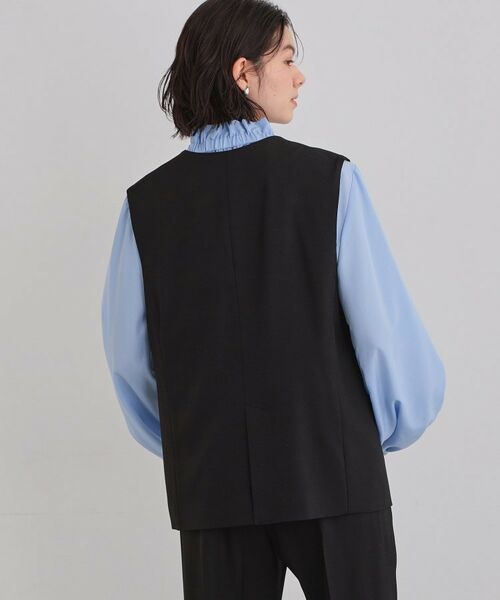 THE SHOP TK / ザ ショップ ティーケー ベスト | 【お仕事にもカジュアルにも】CAVIAN ジレ/セットアップ可 | 詳細6