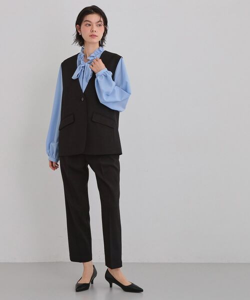 THE SHOP TK / ザ ショップ ティーケー ベスト | 【お仕事にもカジュアルにも】CAVIAN ジレ/セットアップ可 | 詳細7