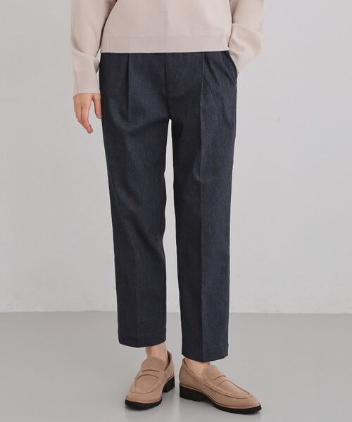 THE SHOP TK / ザ ショップ ティーケー パンツ | CAVIAN ベーシックテーパードパンツ/セットアップ可（ネイビー(494)）
