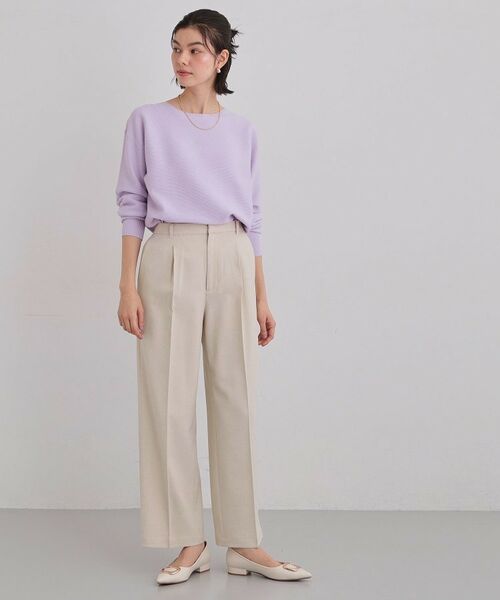 THE SHOP TK / ザ ショップ ティーケー パンツ | CAVIAN ベーシックワイドパンツ/セットアップ可 | 詳細11