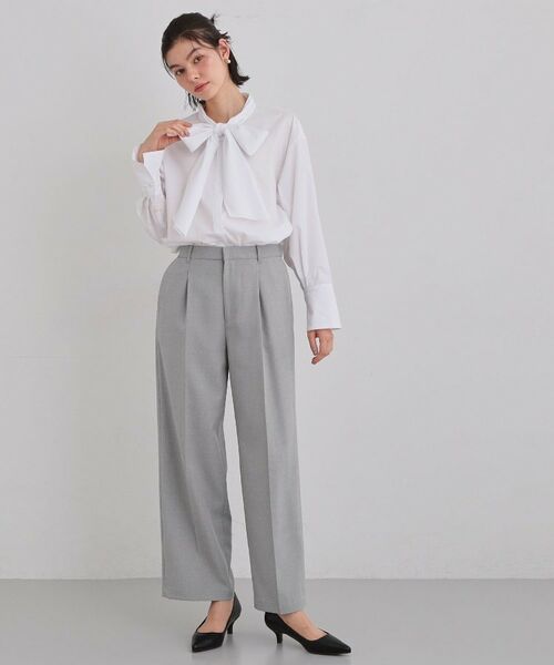 THE SHOP TK / ザ ショップ ティーケー パンツ | CAVIAN ベーシックワイドパンツ/セットアップ可 | 詳細3