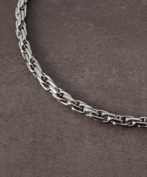 THE SHOP TK / ザ ショップ ティーケー ネックレス・ペンダント・チョーカー | オーバーラップ チェーン ステンレス ネックレス ユニセックス | 詳細2
