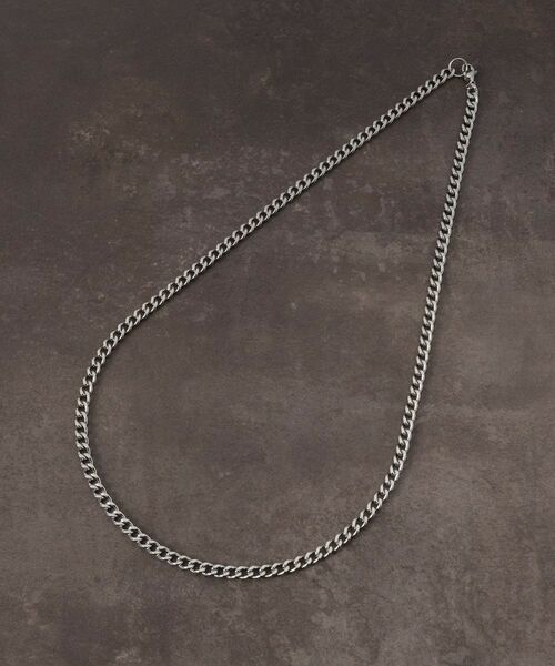 THE SHOP TK / ザ ショップ ティーケー ネックレス・ペンダント・チョーカー | カーブ チェーン ステンレス ネックレス 【ユニセックス】 | 詳細1