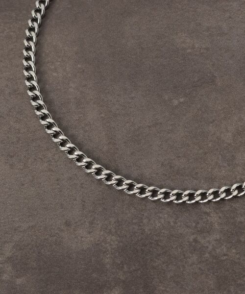 THE SHOP TK / ザ ショップ ティーケー ネックレス・ペンダント・チョーカー | カーブ チェーン ステンレス ネックレス 【ユニセックス】 | 詳細2