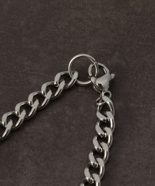 THE SHOP TK / ザ ショップ ティーケー ネックレス・ペンダント・チョーカー | カーブ チェーン ステンレス ネックレス 【ユニセックス】 | 詳細3