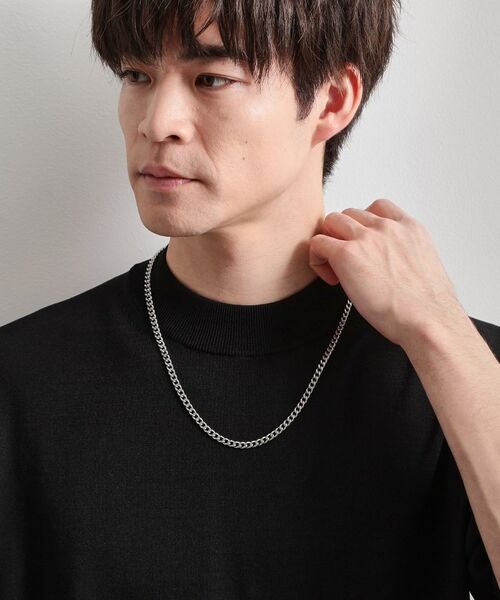 THE SHOP TK / ザ ショップ ティーケー ネックレス・ペンダント・チョーカー | カーブ チェーン ステンレス ネックレス 【ユニセックス】 | 詳細5