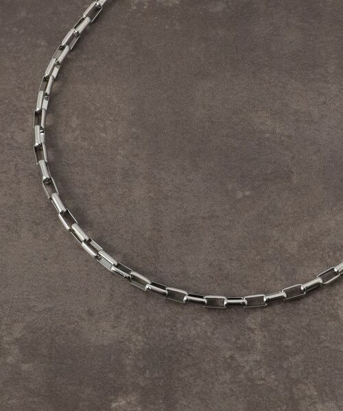 THE SHOP TK / ザ ショップ ティーケー ネックレス・ペンダント・チョーカー | スクエア チェーン ステンレス ネックレス 【ユニセックス】 | 詳細2