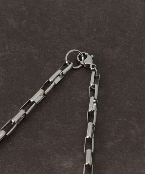 THE SHOP TK / ザ ショップ ティーケー ネックレス・ペンダント・チョーカー | スクエア チェーン ステンレス ネックレス 【ユニセックス】 | 詳細3