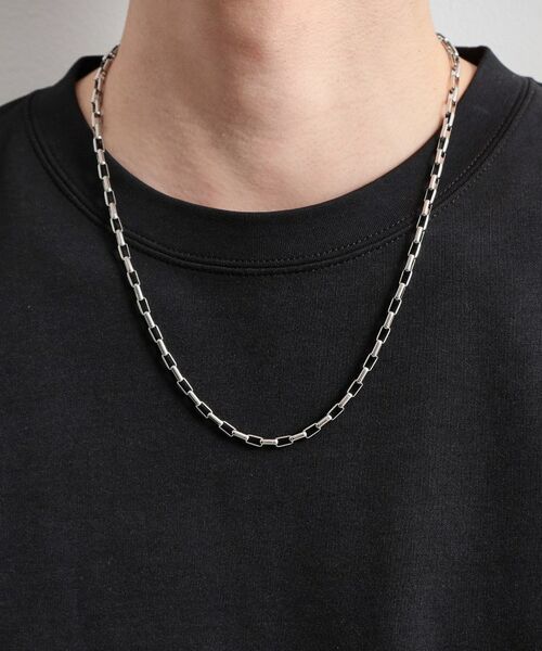 THE SHOP TK / ザ ショップ ティーケー ネックレス・ペンダント・チョーカー | スクエア チェーン ステンレス ネックレス 【ユニセックス】 | 詳細4
