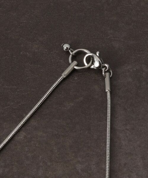 THE SHOP TK / ザ ショップ ティーケー ネックレス・ペンダント・チョーカー | スネーク チェーン ステンレス ネックレス【ユニセックス】 | 詳細3