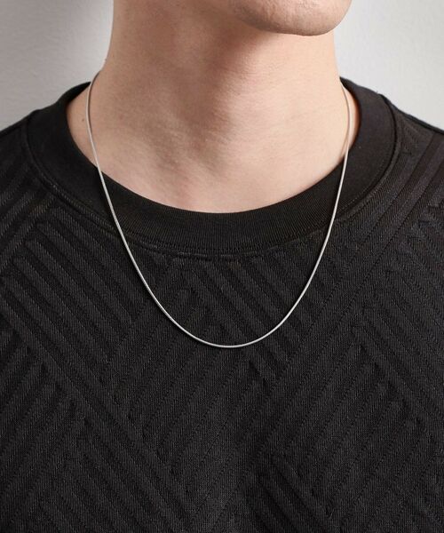 THE SHOP TK / ザ ショップ ティーケー ネックレス・ペンダント・チョーカー | スネーク チェーン ステンレス ネックレス【ユニセックス】 | 詳細4