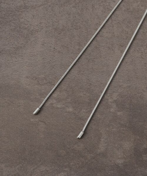 THE SHOP TK / ザ ショップ ティーケー ネックレス・ペンダント・チョーカー | ドロップ ループ タイイング ネックレス【ユニセックス】 | 詳細3