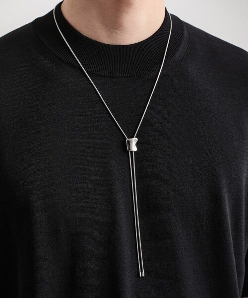THE SHOP TK / ザ ショップ ティーケー ネックレス・ペンダント・チョーカー | ドロップ ループ タイイング ネックレス【ユニセックス】 | 詳細4