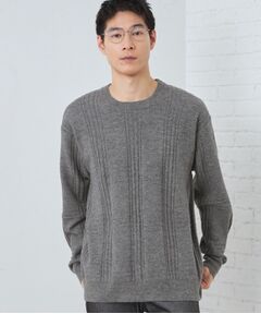 THE SHOP TK / ザ ショップ ティーケー ニット・セーター | 【優しい肌触り】カシミヤタッチ チェックニット　洗濯機OK